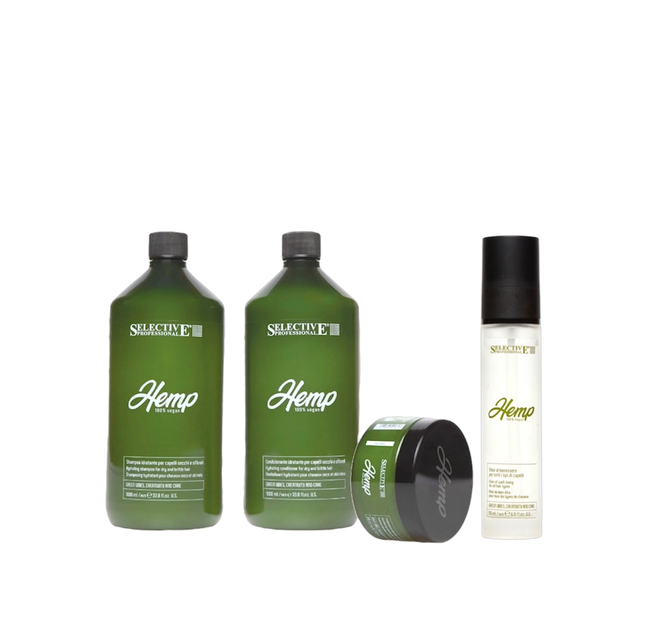 HEMP - SERIEN FÖR TORRT HÅR | 4 PRODUKTER